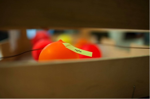 The bigger the balloon, the more important that friend to me