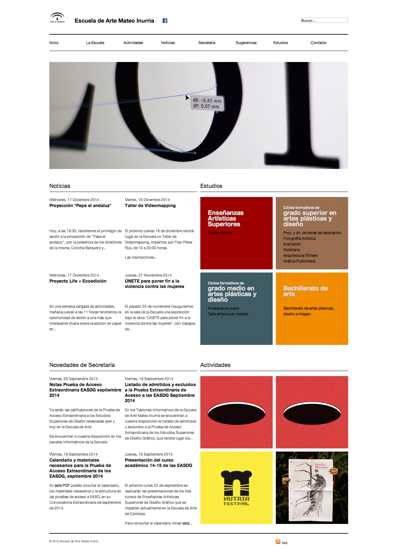 Home page escueladeartedecordoba.es