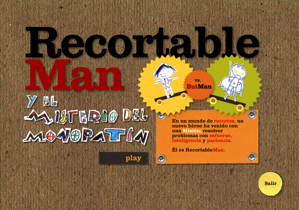 RecortableMan II splash screen