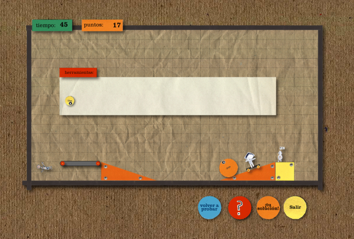 One of the exercises working on friction