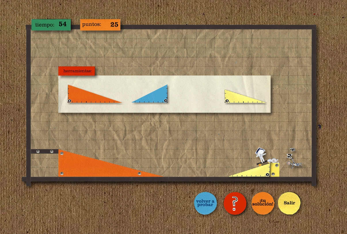 Exercise combining ramps