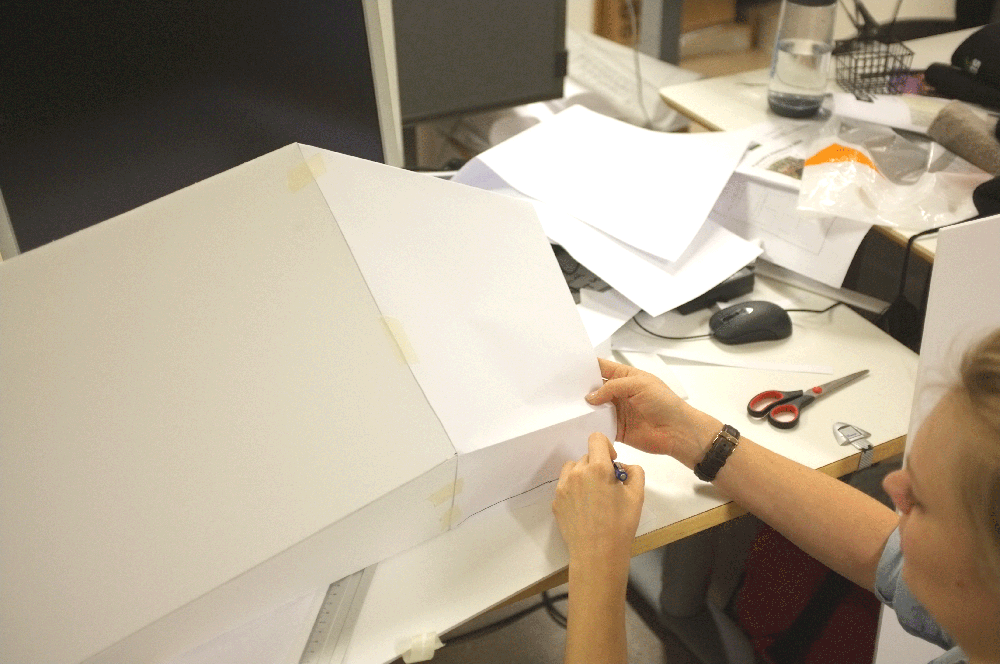 Dashboard paper prototype