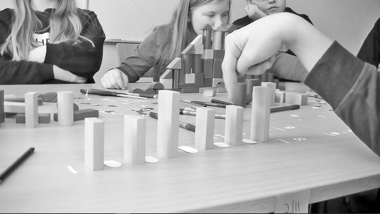 Representing sound with blocks