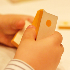child hands playing with the superbleeper