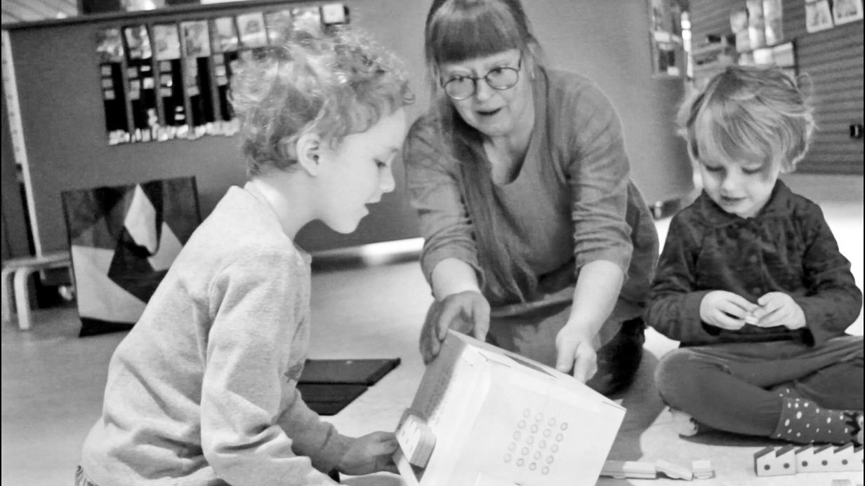 Testing tilting with preschool kids