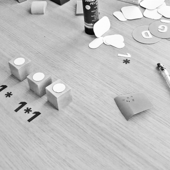 Representing sound with blocks, numbers and operations