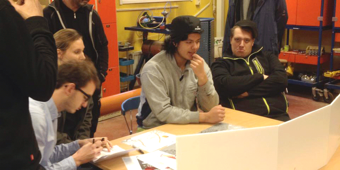 testing our concept with forestry students (future drivers)